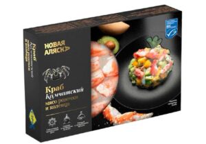 Краб камчатский. Мясо розочки и коленца, в/м